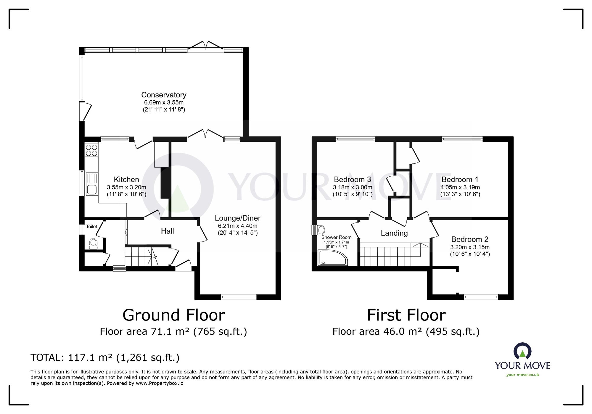 Floorplan of 3 bedroom Semi Detached House for sale, Charles Road, Ramsgate, Kent, CT11