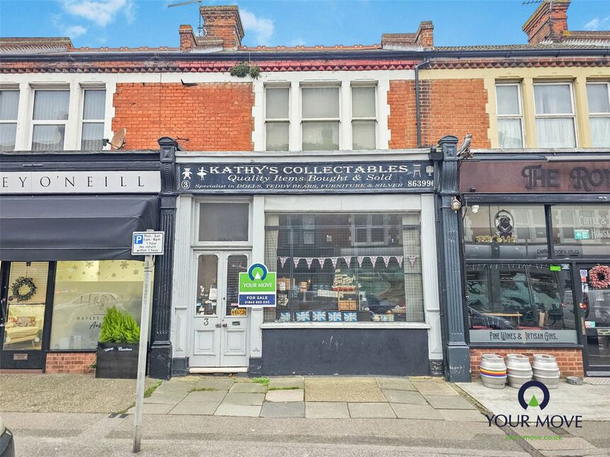 Main image of 3 bedroom Mid Terrace House for sale, The Broadway, Broadstairs, Kent, CT10