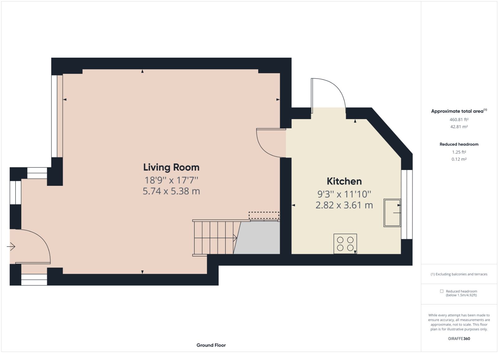 Floorplan of 2 bedroom Detached House to rent, South Street, Romford, RM1