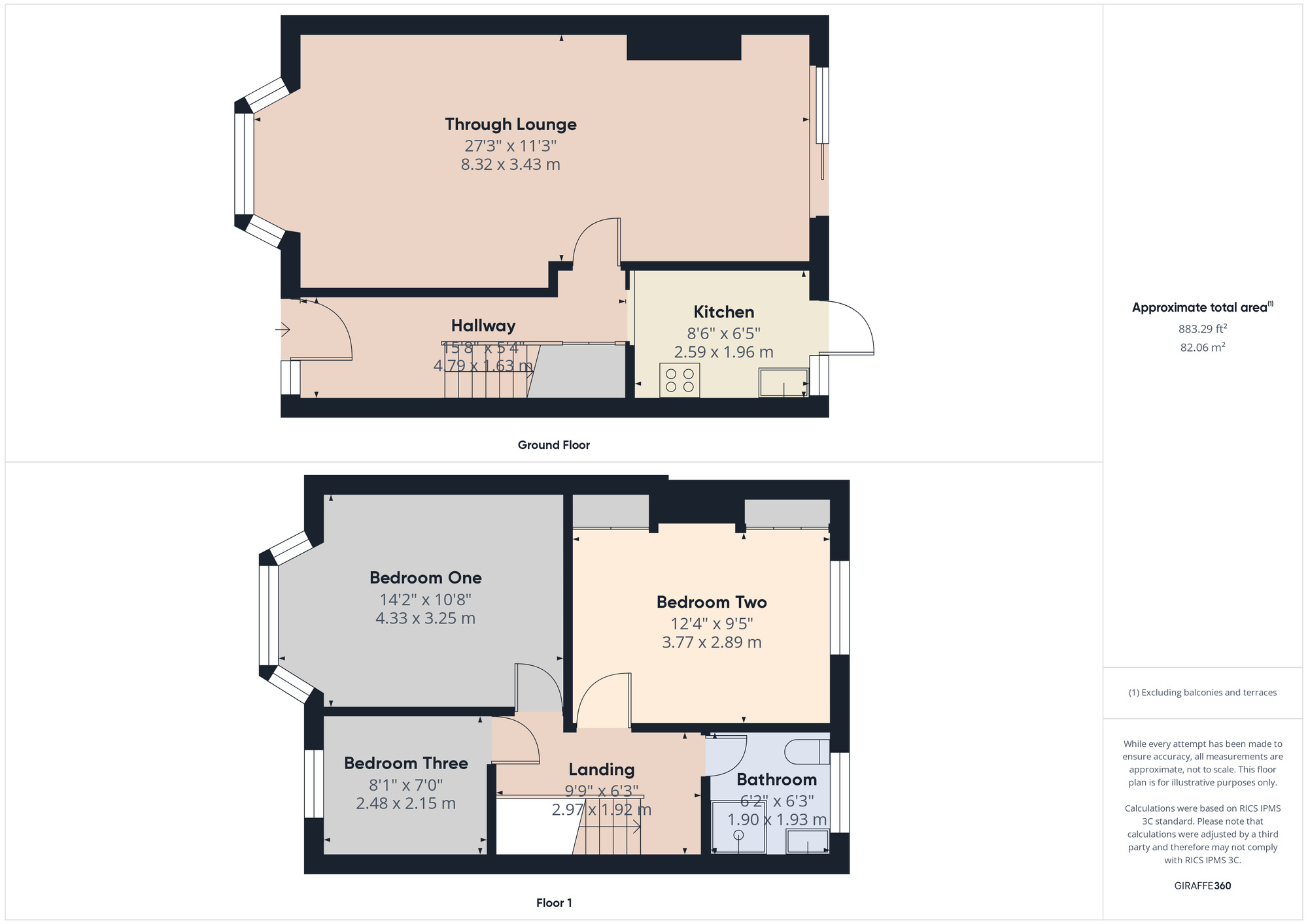 Floorplan of 3 bedroom Mid Terrace House for sale, Dagenham Road, Romford, RM7