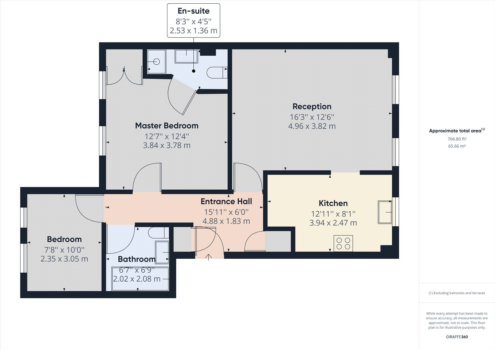 Floorplan of 2 bedroom  Flat to rent, Wood Street, Chelmsford, CM2