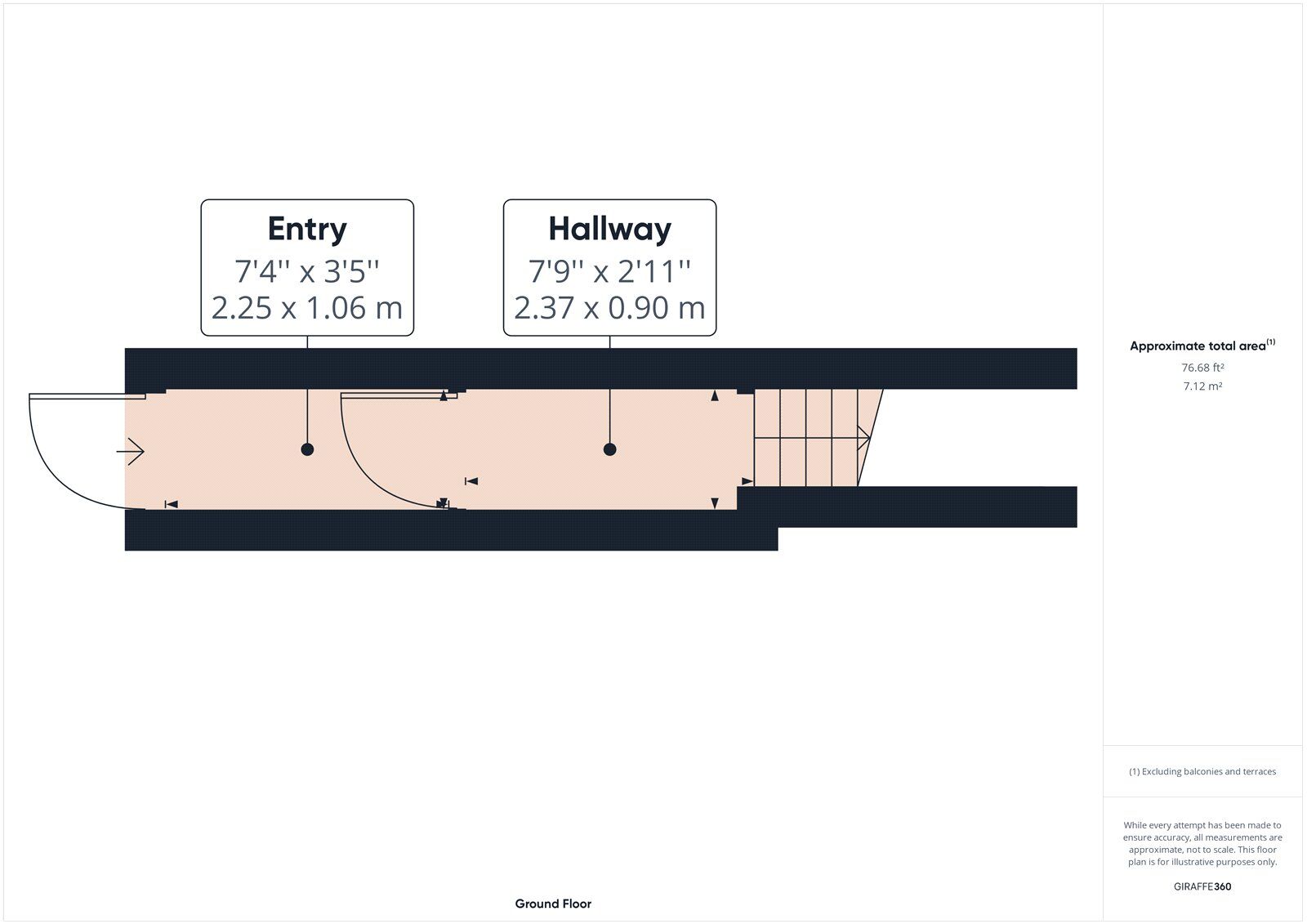 Floorplan of 2 bedroom  Flat to rent, Rush Green Road, Romford, RM7