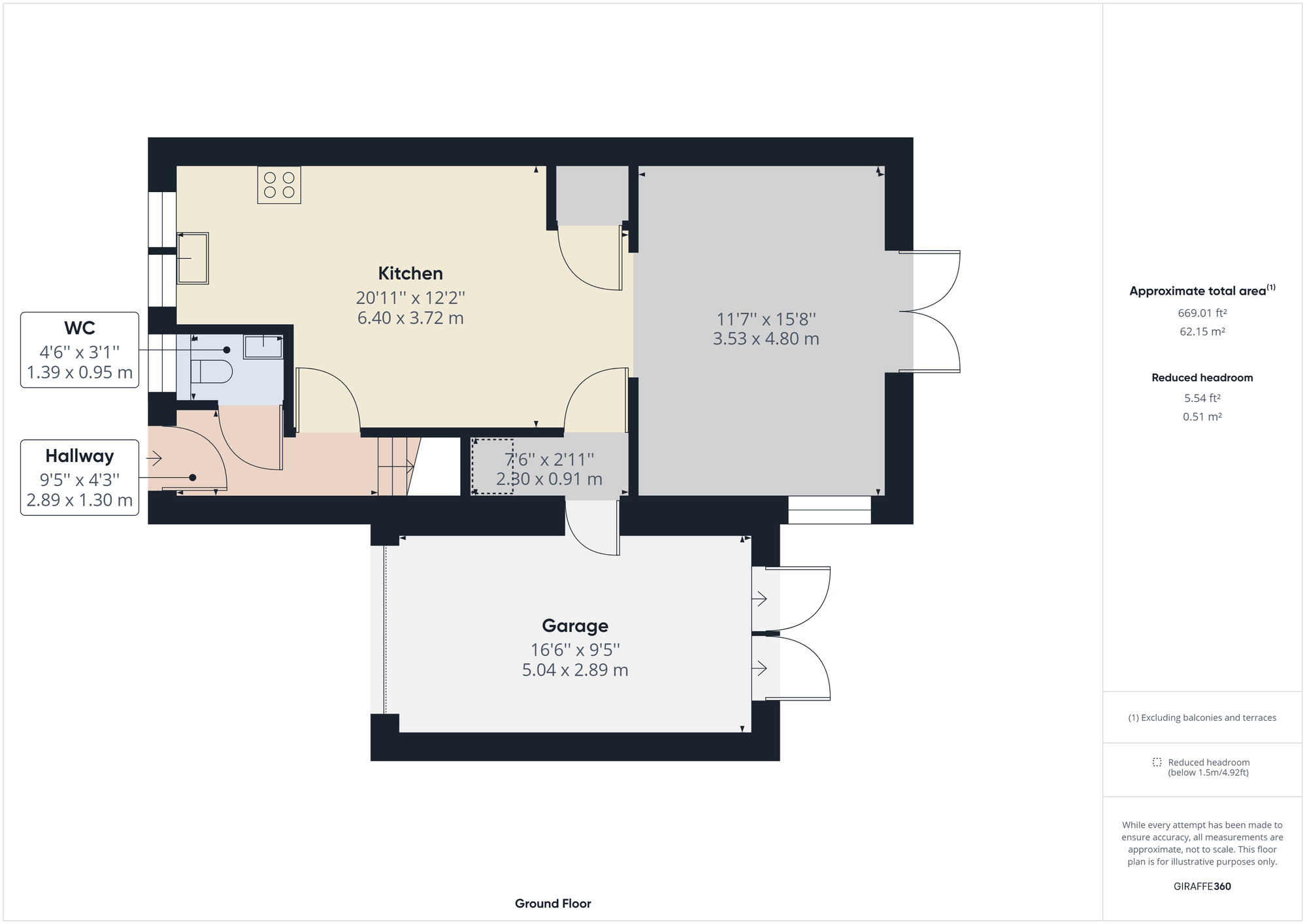 Floorplan of 5 bedroom Detached House to rent, Grover Gardens, Romford, RM5