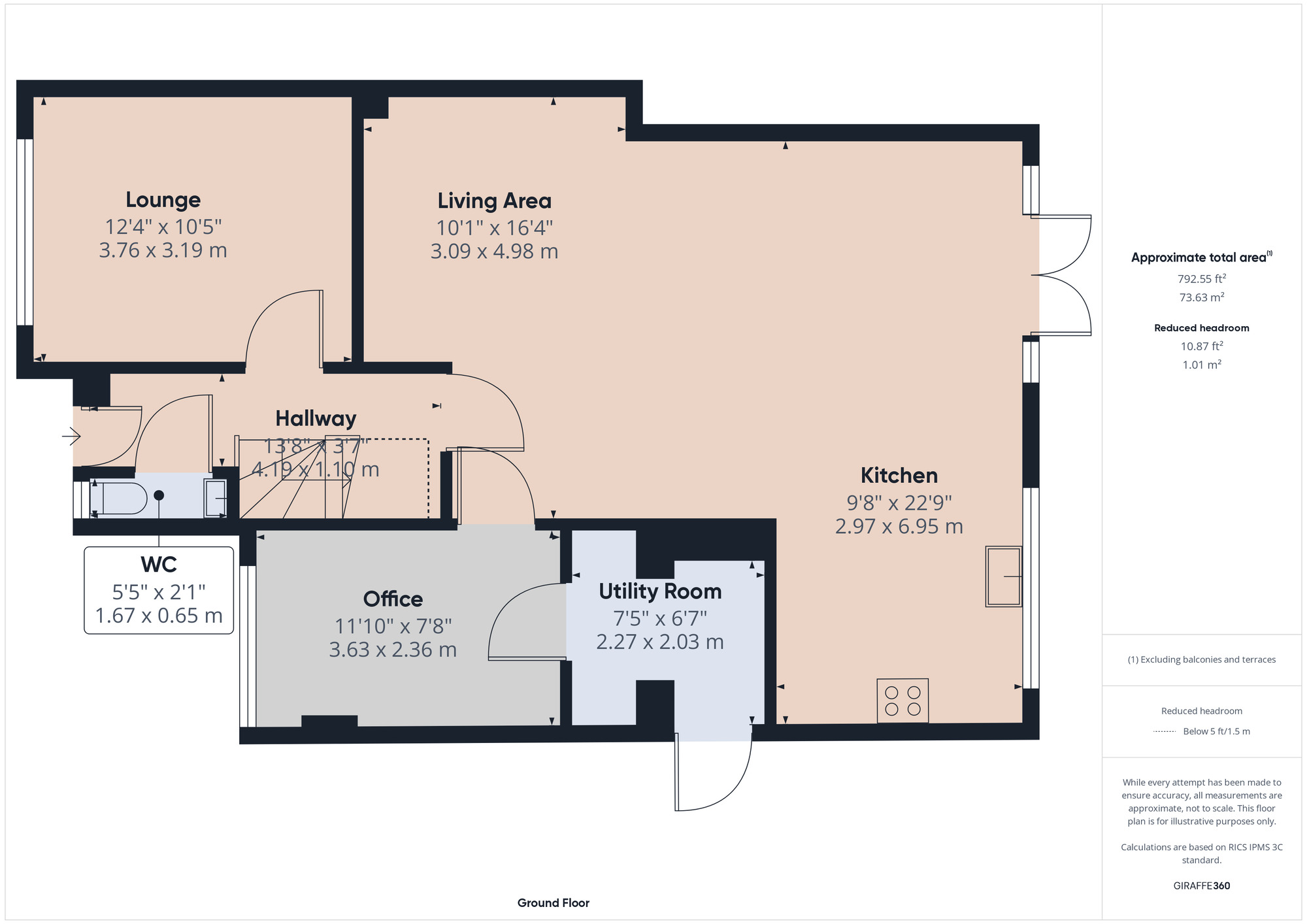 Floorplan of 4 bedroom Detached House for sale, Osborne Road, Hornchurch, RM11