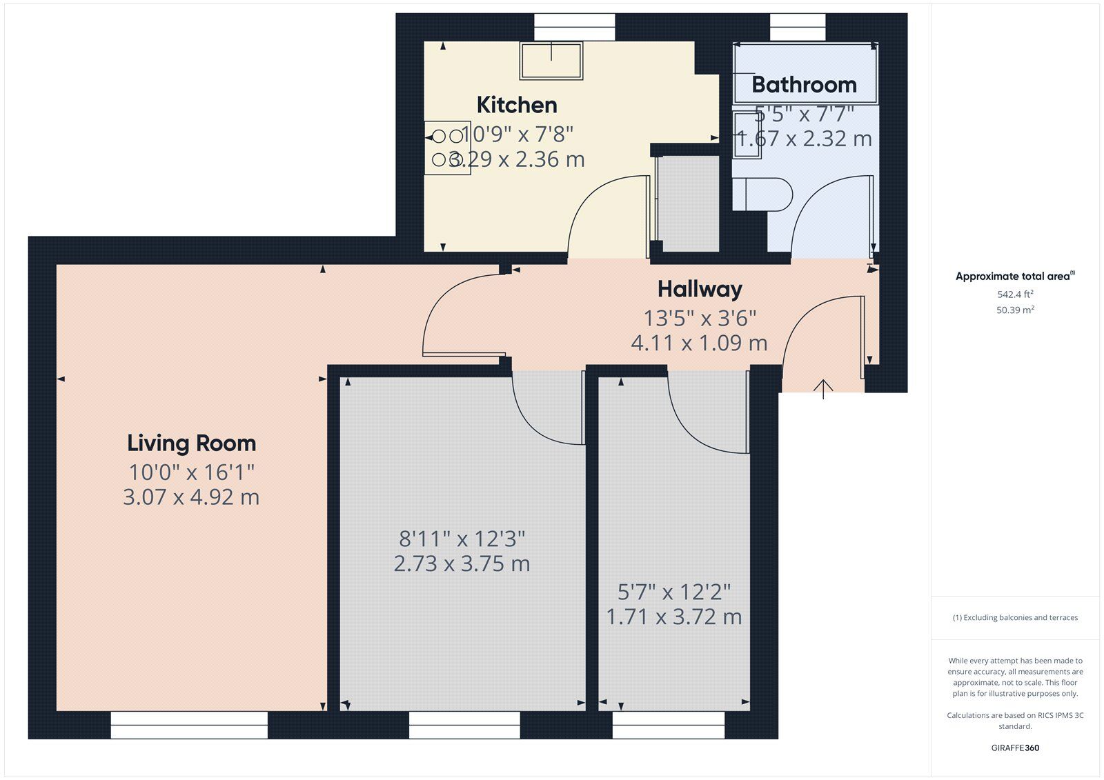 Floorplan of 2 bedroom  Flat to rent, Greenslade Road, Barking, IG11