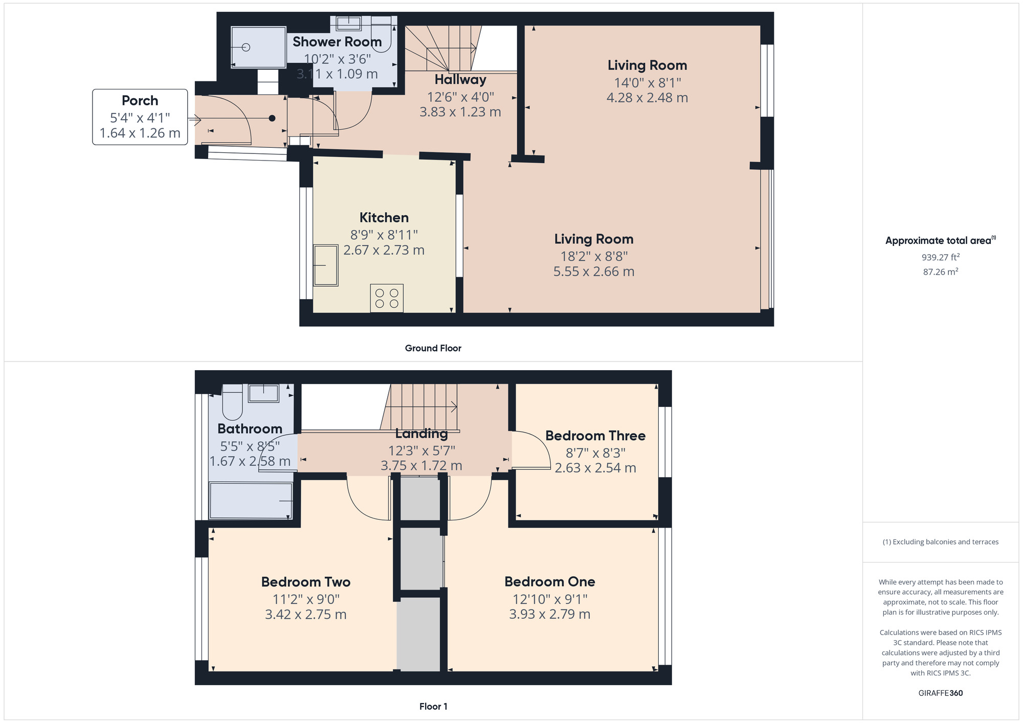 Floorplan of 3 bedroom Mid Terrace House for sale, Udall Gardens, Romford, RM5