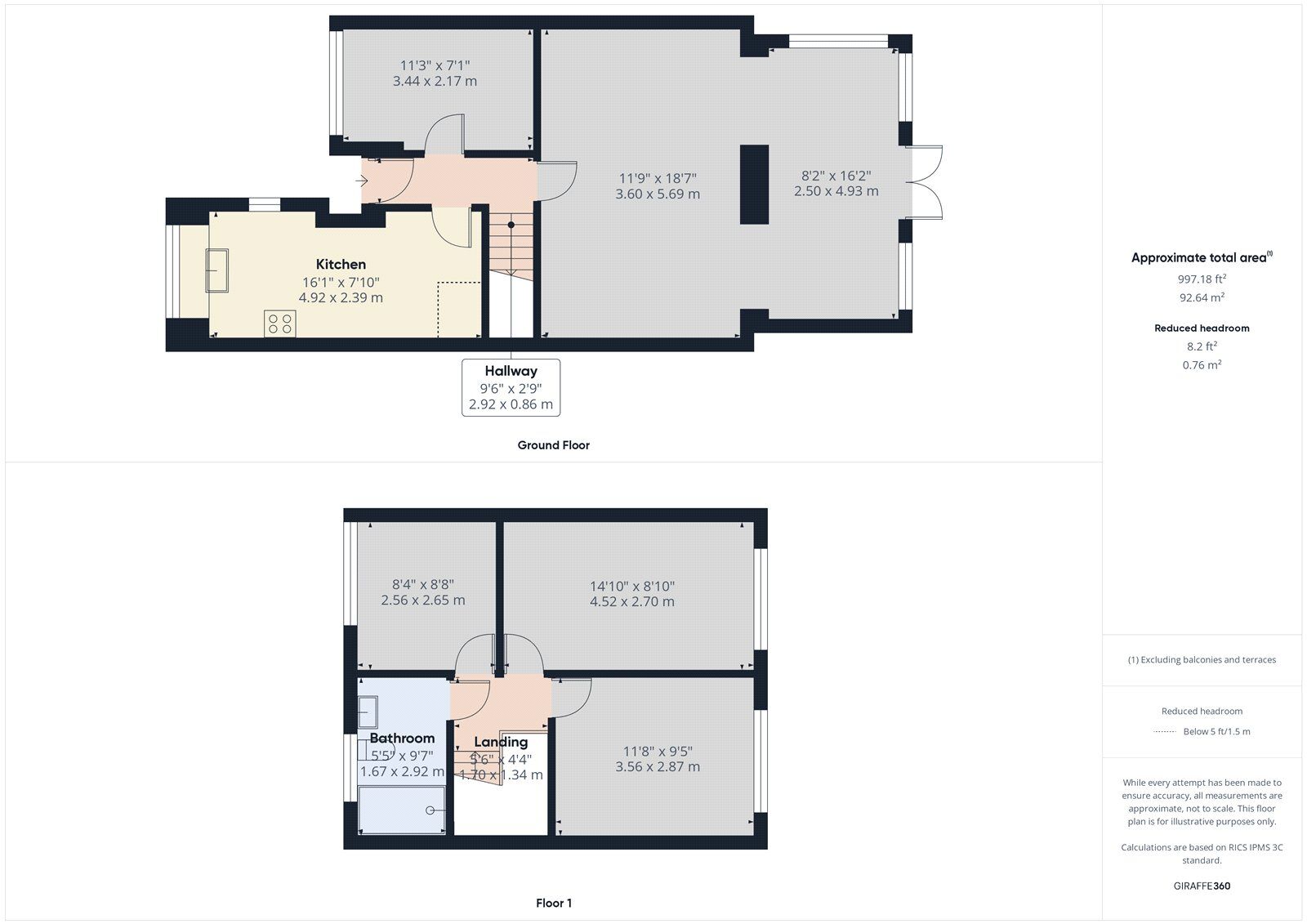 Floorplan of 4 bedroom Semi Detached House to rent, Cardinal Way, Rainham, RM13