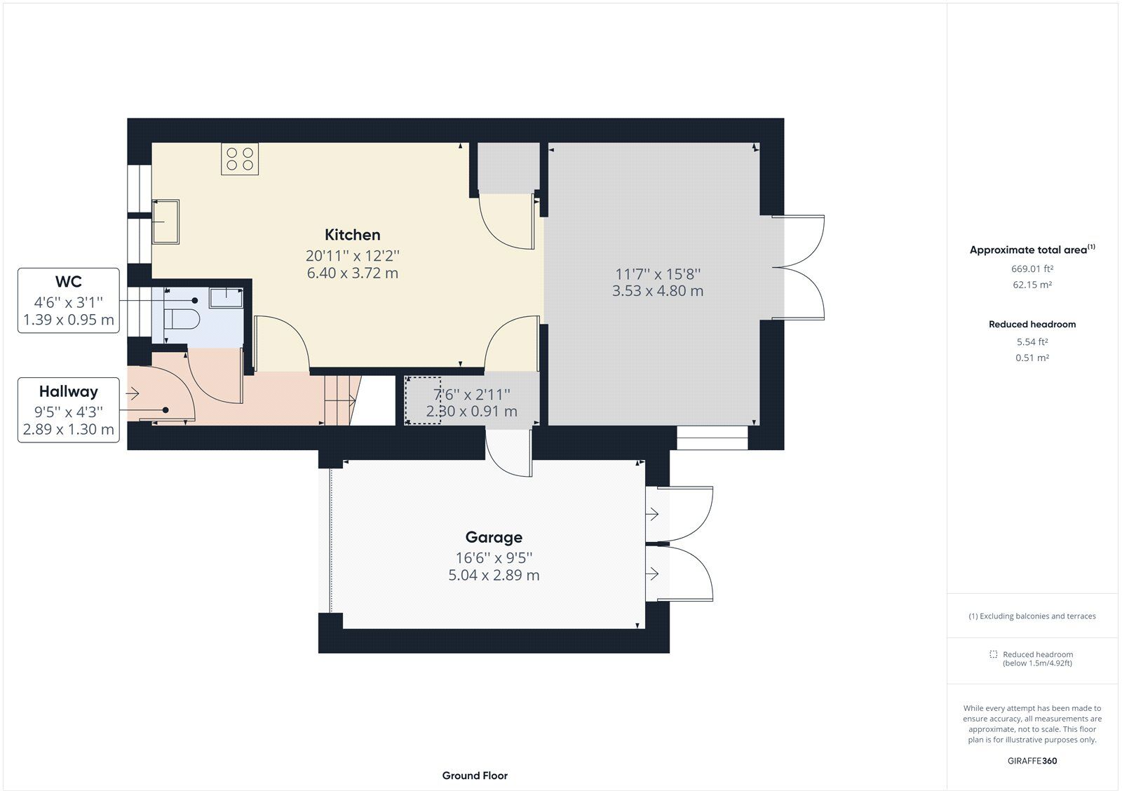 Floorplan of 5 bedroom Detached House to rent, Grover Gardens, Romford, RM5