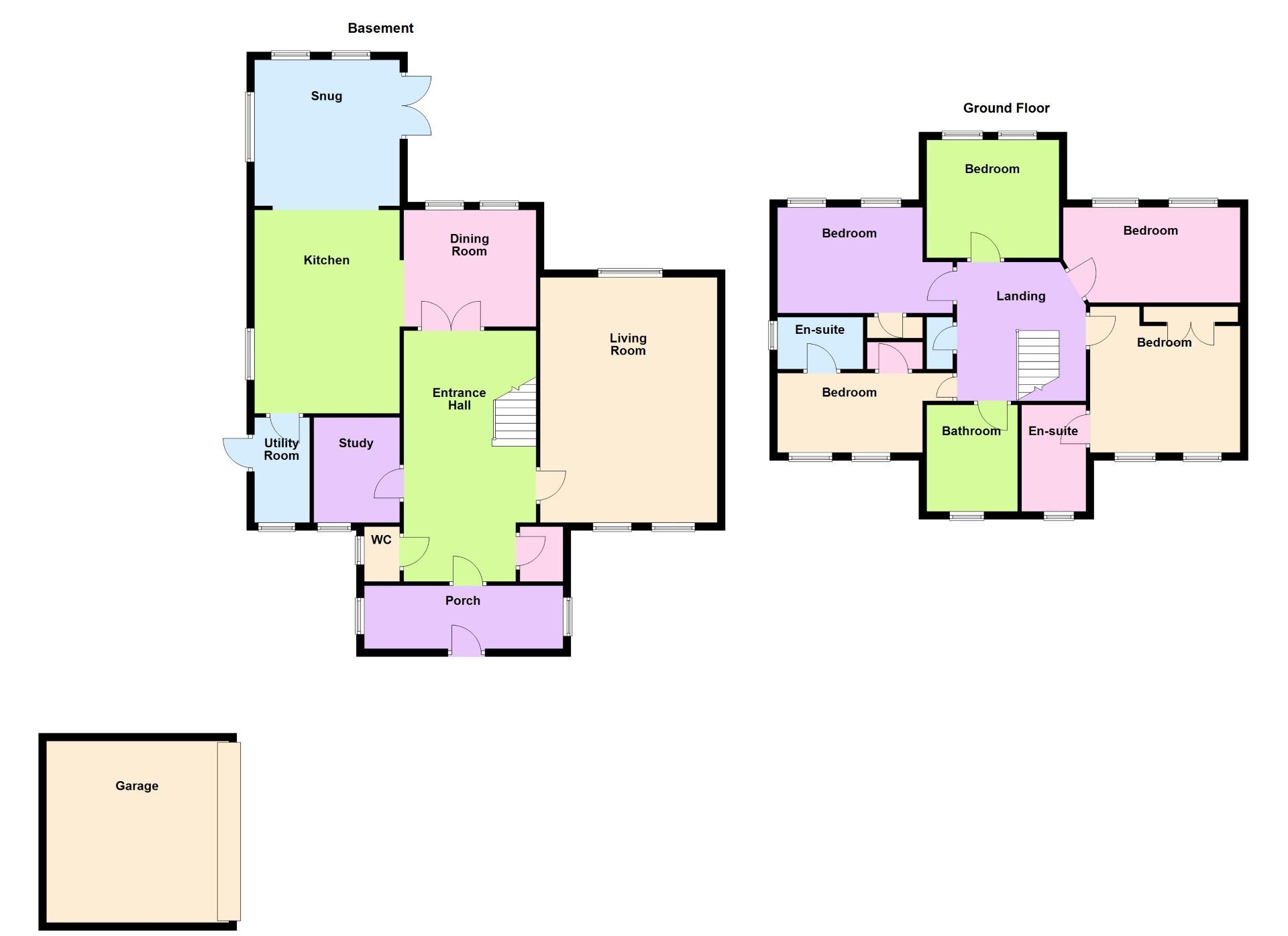 Floorplan of 5 bedroom Detached House for sale, Rowland Burn Way, Rowlands Gill, Tyne and Wear, NE39