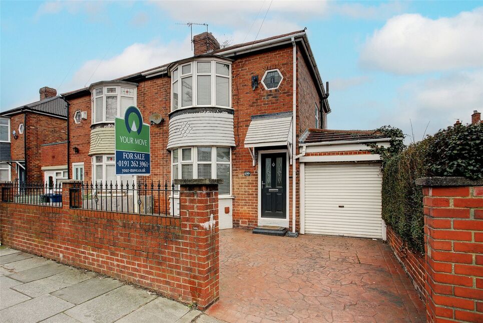 Main image of 2 bedroom Semi Detached House for sale, Fossway, Newcastle upon Tyne, Tyne and Wear, NE6