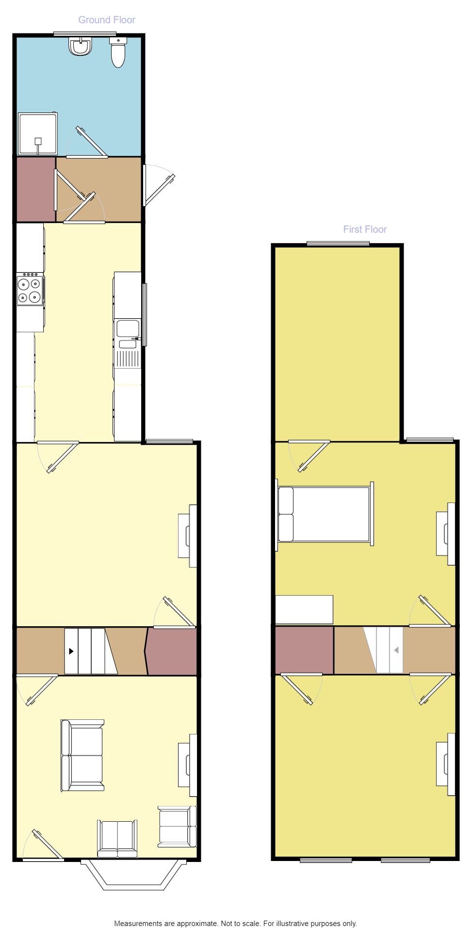 Floorplan of 3 bedroom Mid Terrace House for sale, Terrace Road, Sittingbourne, Kent, ME10