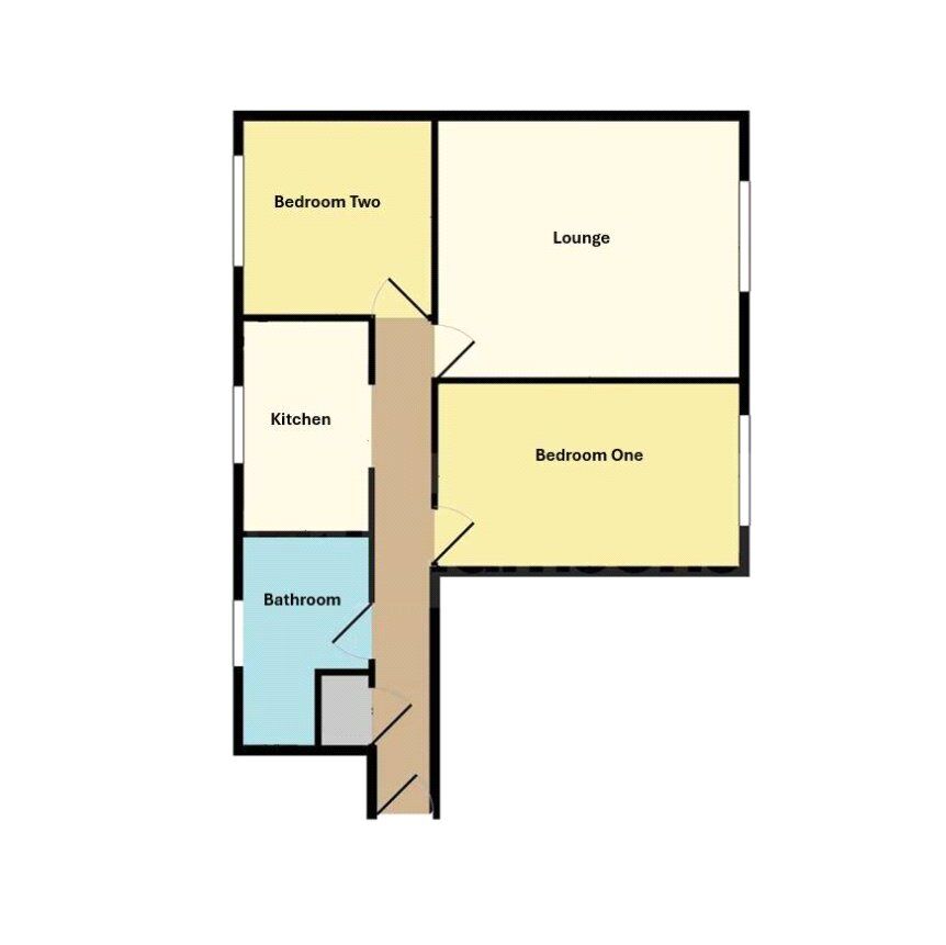 Floorplan of 2 bedroom  Flat for sale, London Road, Sittingbourne, Kent, ME10