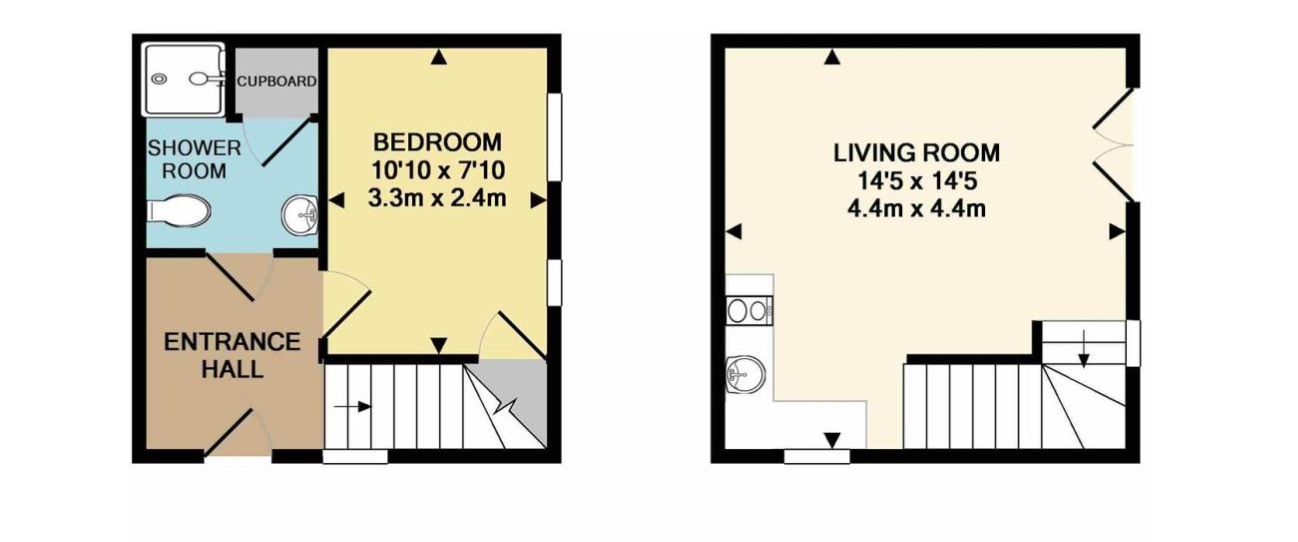 Floorplan of 1 bedroom  Flat for sale, Bismuth Drive, Sittingbourne, Kent, ME10