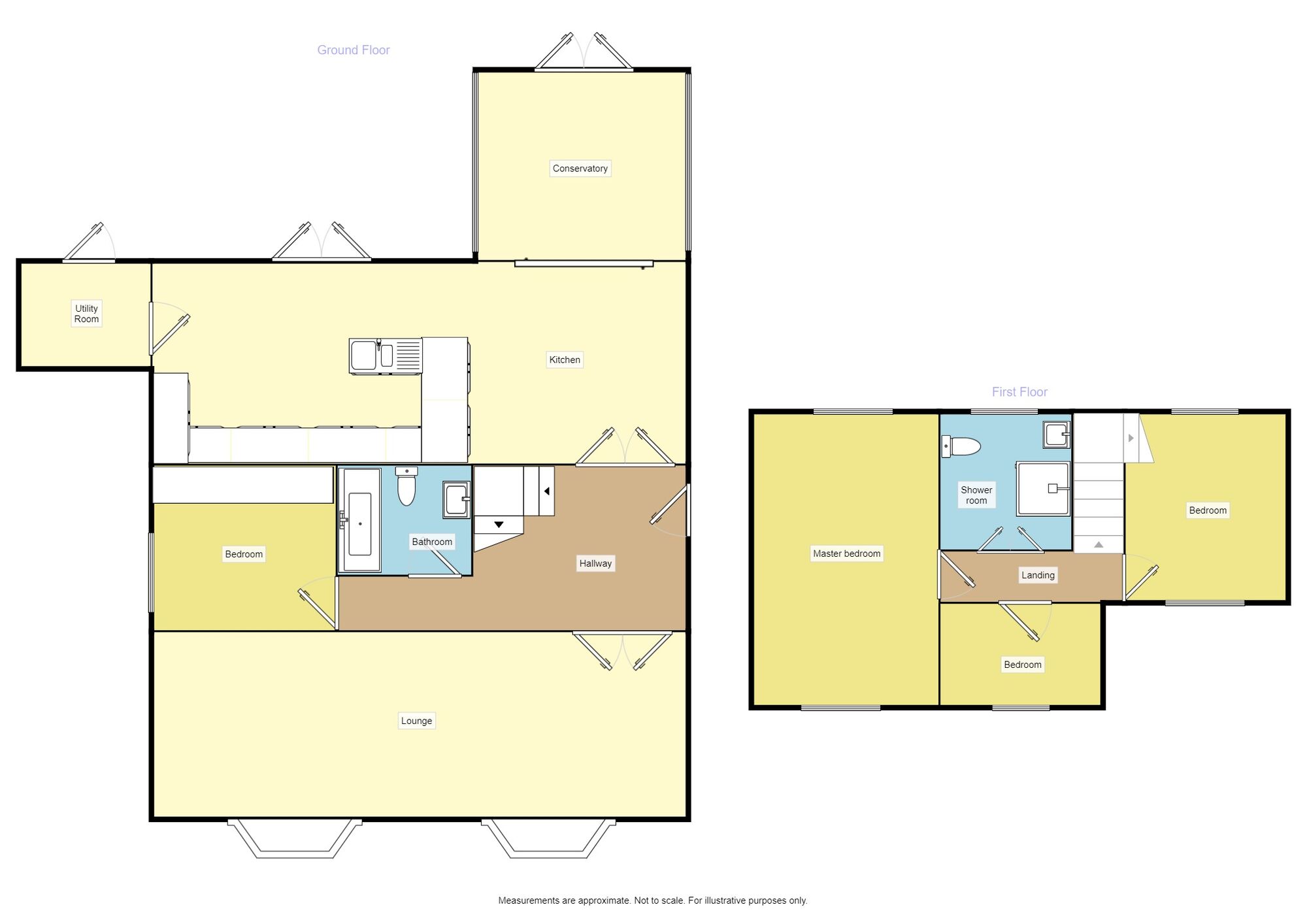 Floorplan of 4 bedroom Detached Bungalow for sale, Glenwood Drive, Minster on Sea, Kent, ME12