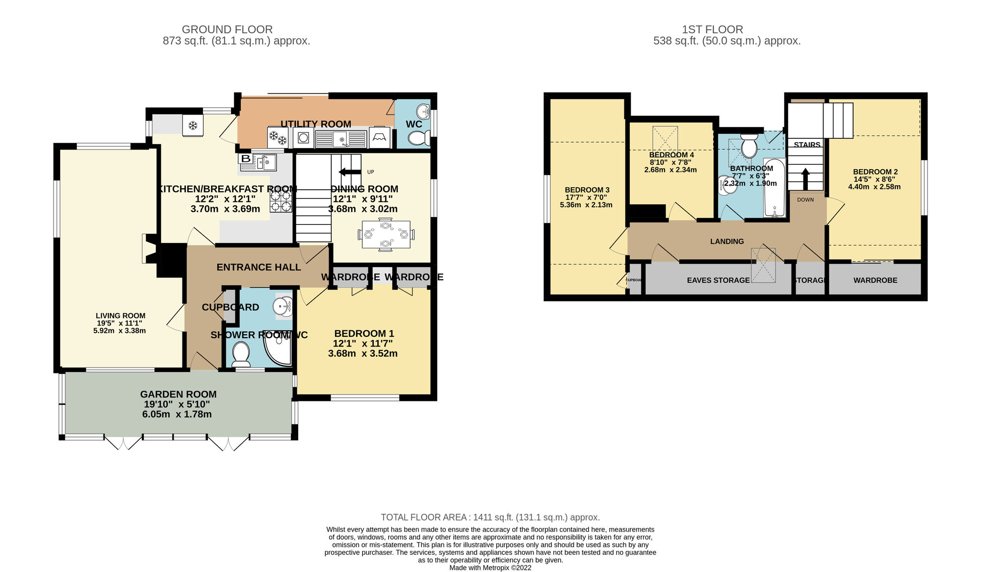 Floorplan of 4 bedroom Detached House for sale, Alexandria Road, Sidmouth, Devon, EX10