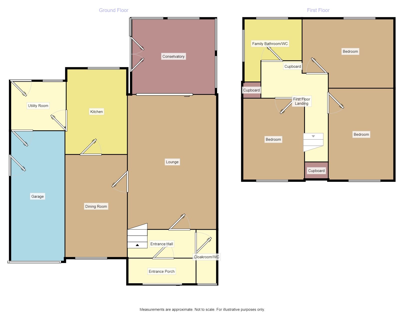 Floorplan of 3 bedroom Detached House for sale, Westacre Gardens, Birmingham, West Midlands, B33