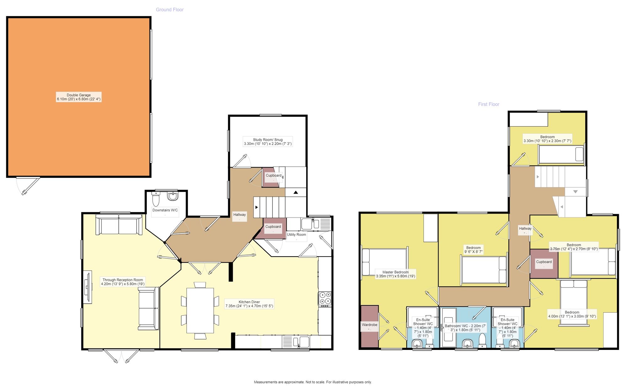 Floorplan of 5 bedroom Detached House for sale, Old Farm Drive, Marston Green, Birmingham, B37