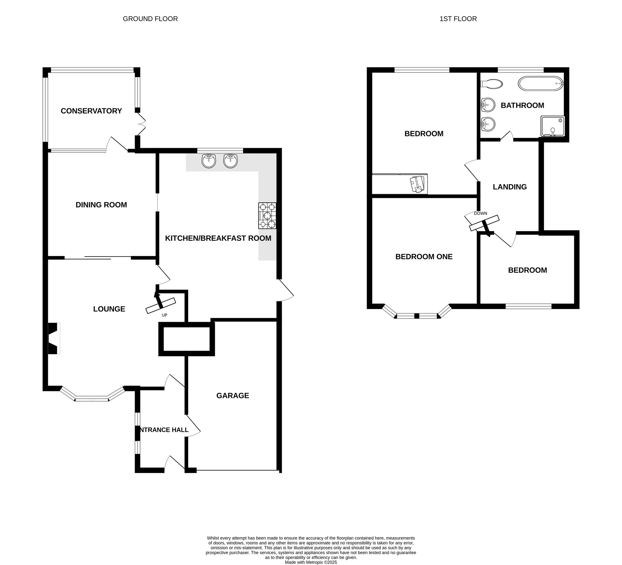 Floorplan of 3 bedroom Detached House for sale, Queens Road, Yardley, Birmingham, B26