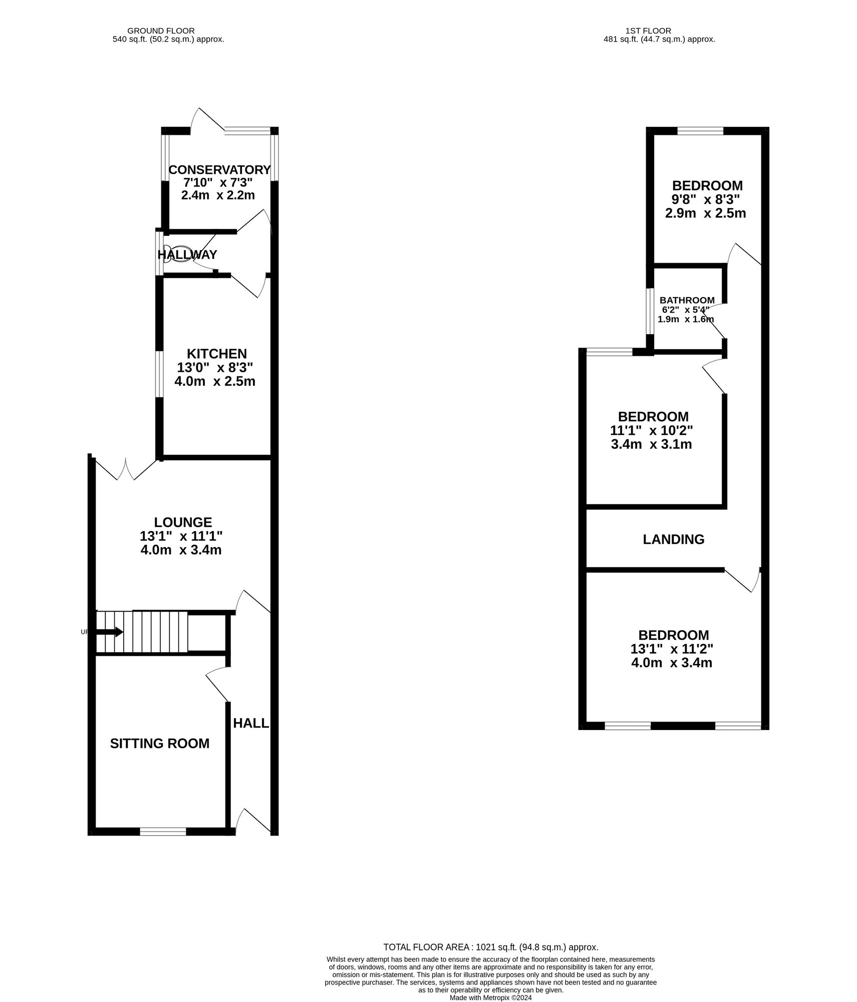 Floorplan of 3 bedroom Mid Terrace House for sale, Hancock Road, Birmingham, West Midlands, B8