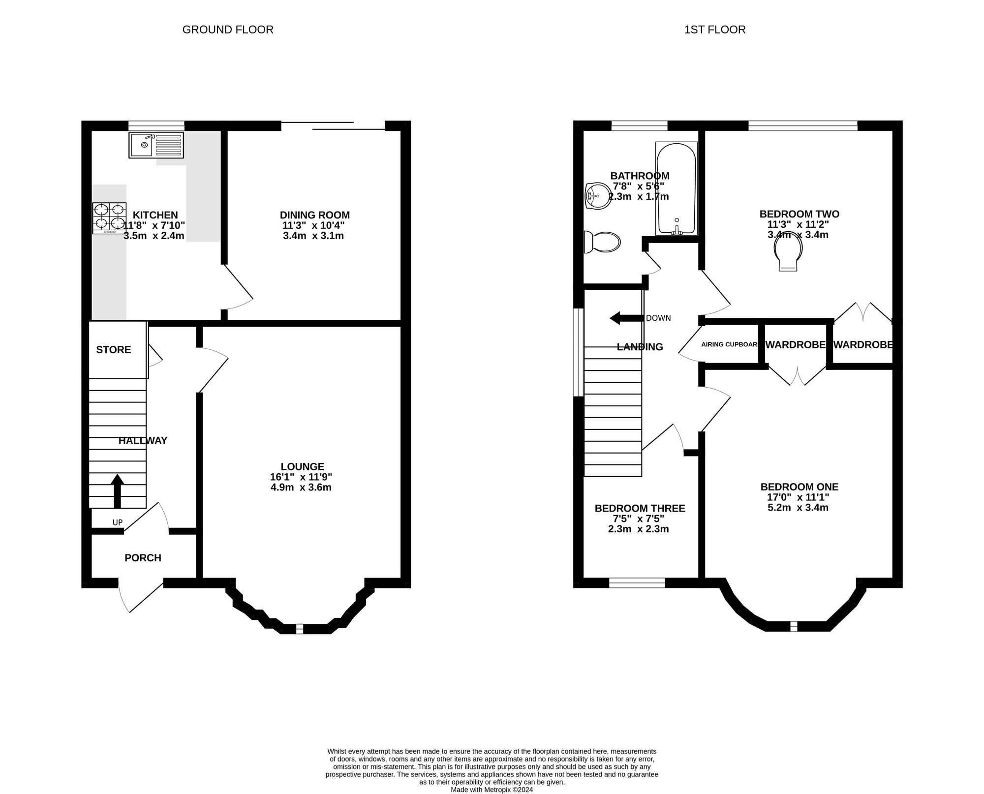 Floorplan of 3 bedroom Semi Detached House for sale, June Croft, Birmingham, West Midlands, B26