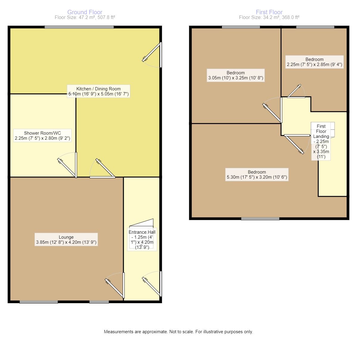 Floorplan of 3 bedroom End Terrace House for sale, Whitacre Road, Birmingham, West Midlands, B9