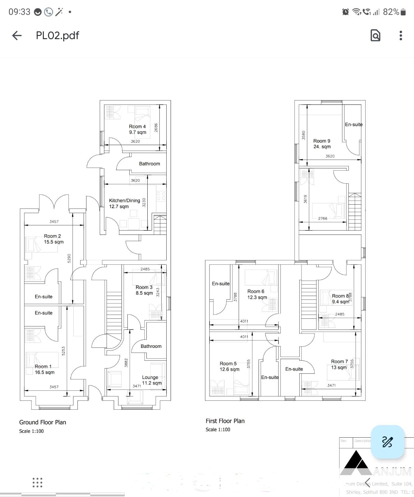 Floorplan of 6 bedroom Semi Detached House for sale, Frederick Road, Stechford, West Midlands, B33