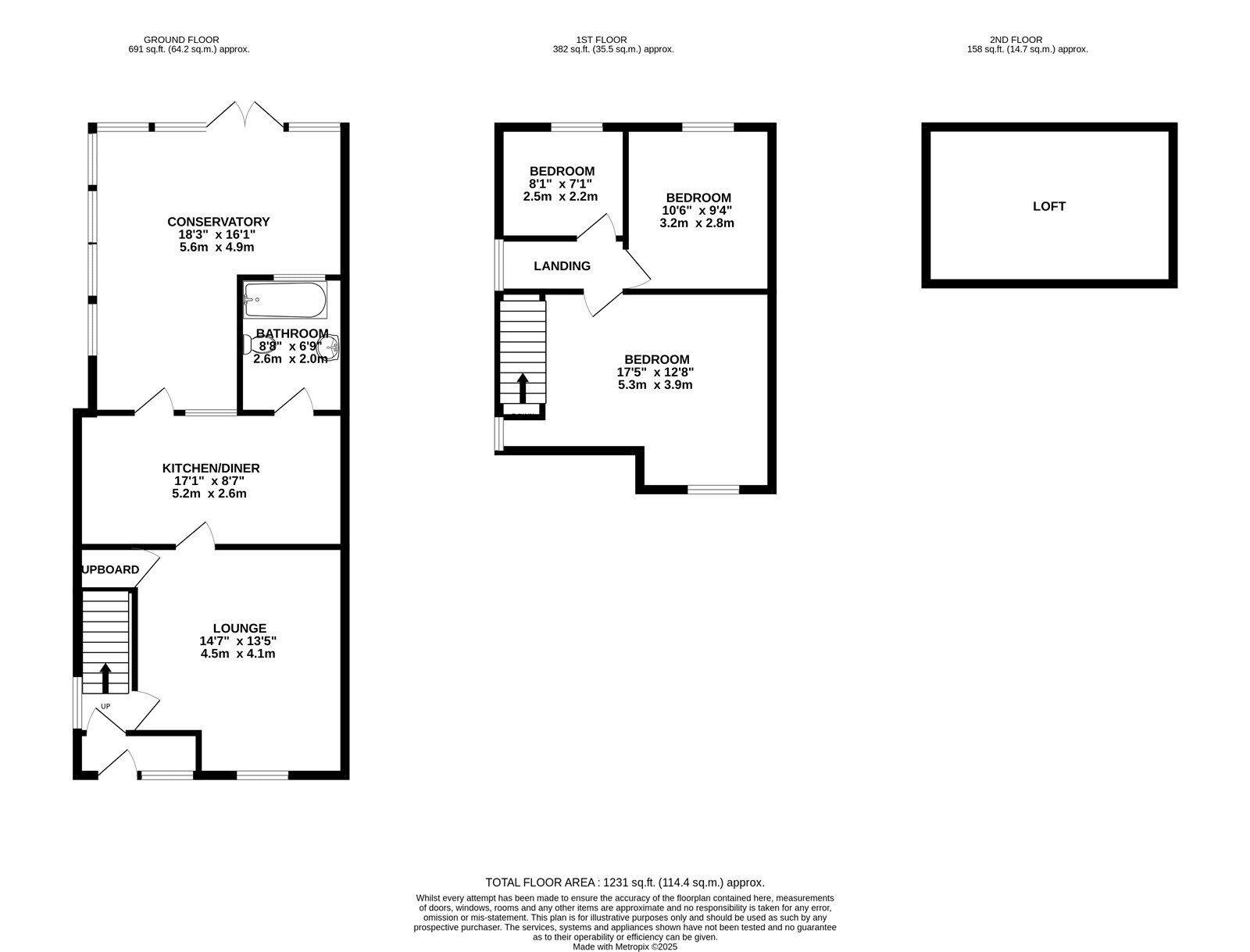 Floorplan of 3 bedroom End Terrace House for sale, Audley Road, Birmingham, West Midlands, B33