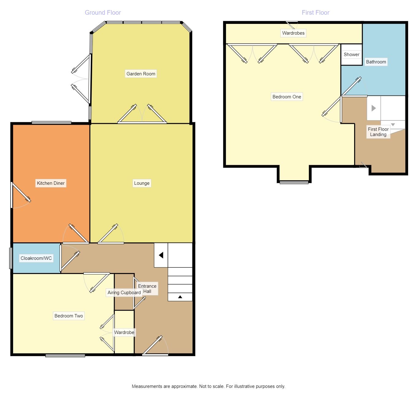 Floorplan of 2 bedroom Semi Detached Bungalow for sale, Mumby Meadows, Mumby, Lincolnshire, LN13