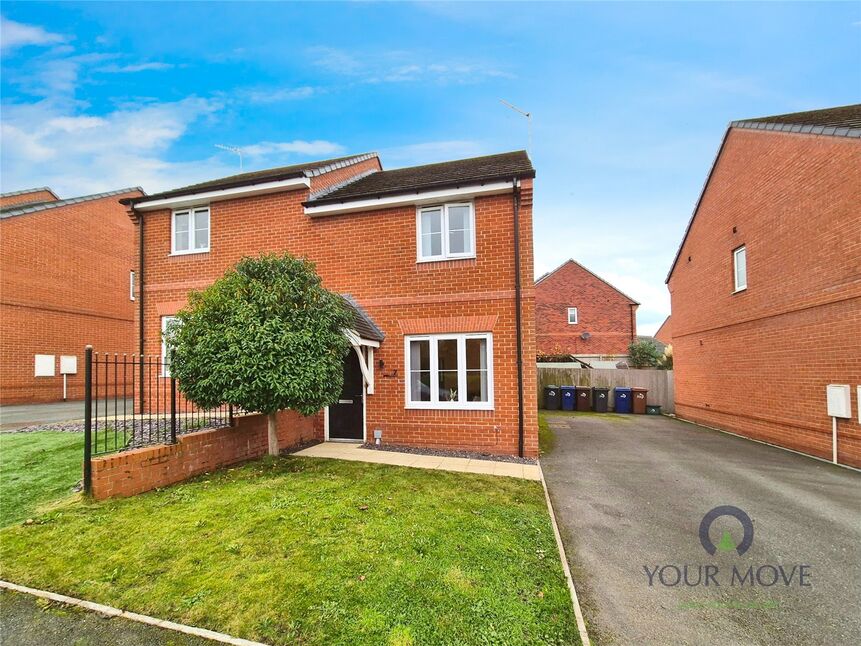 Main image of 2 bedroom Semi Detached House for sale, Torside Grove, Brindley Village, Stoke-on-Trent, Staffordshire, ST6