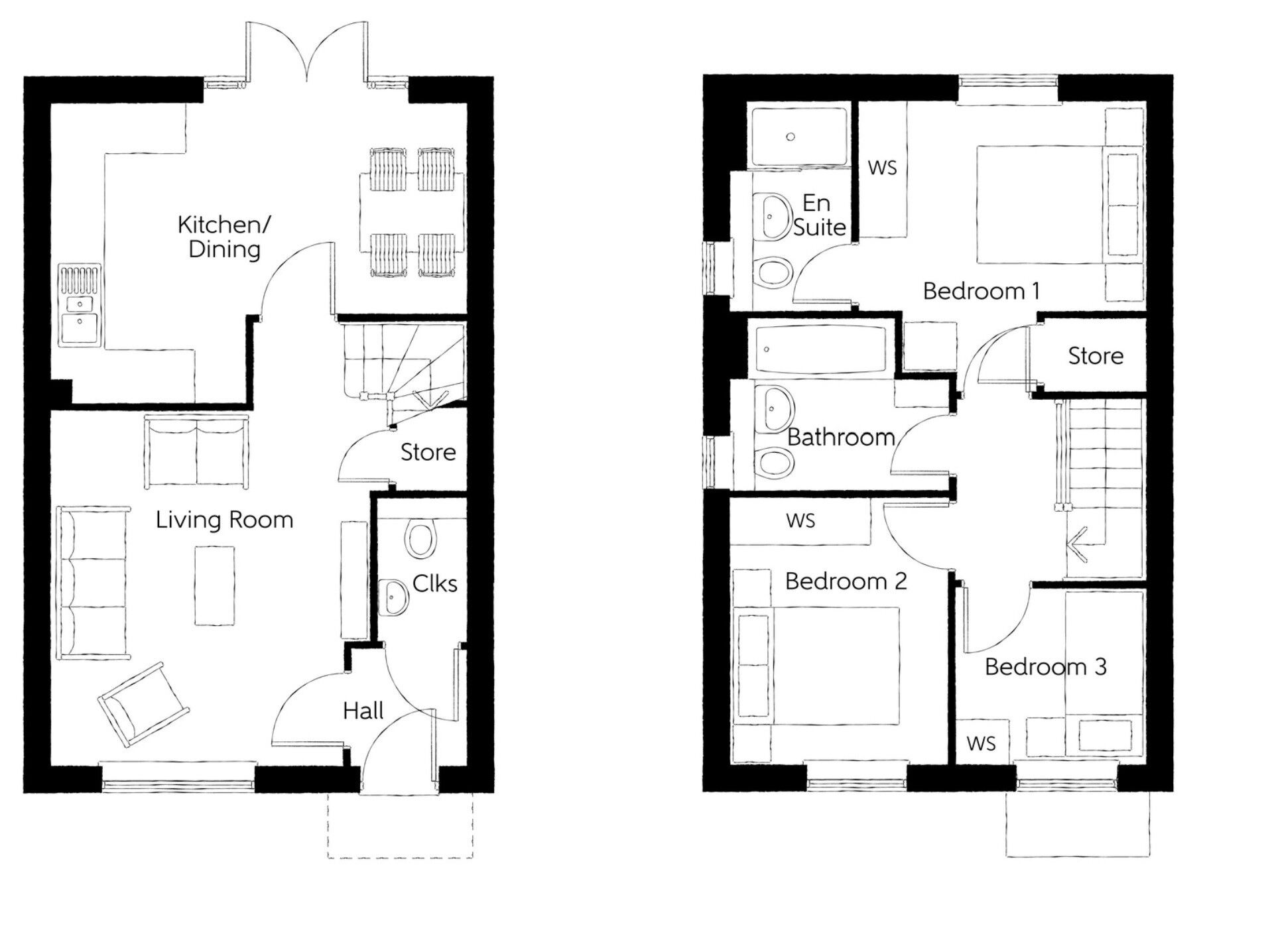 Floorplan of 3 bedroom Semi Detached House for sale, Sandpiper Crescent, Newcastle upon Tyne, Tyne and Wear, NE15