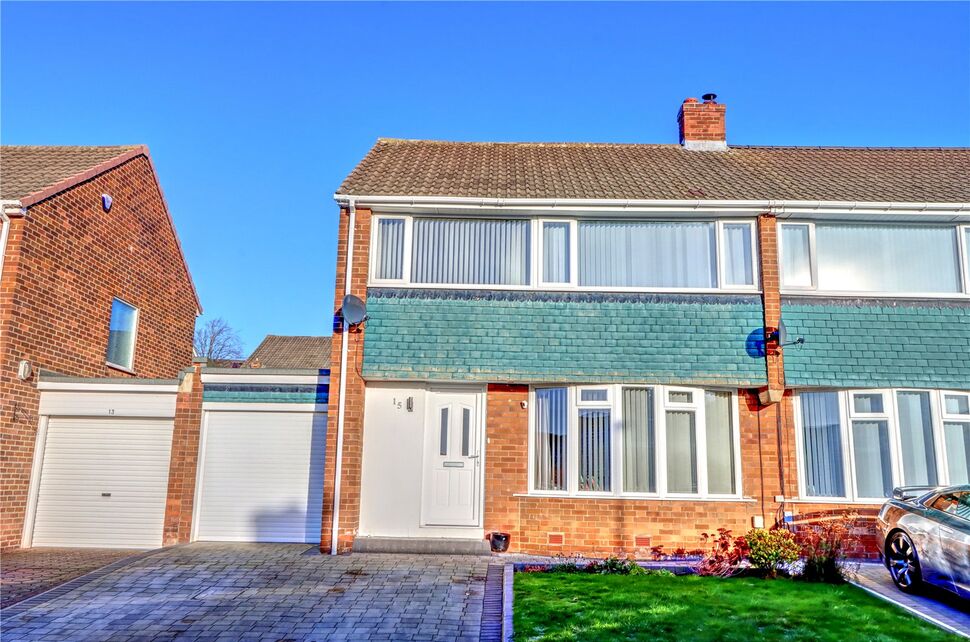 Main image of 3 bedroom Semi Detached House for sale, Ashdale Crescent, Newcastle upon Tyne, Tyne and Wear, NE5