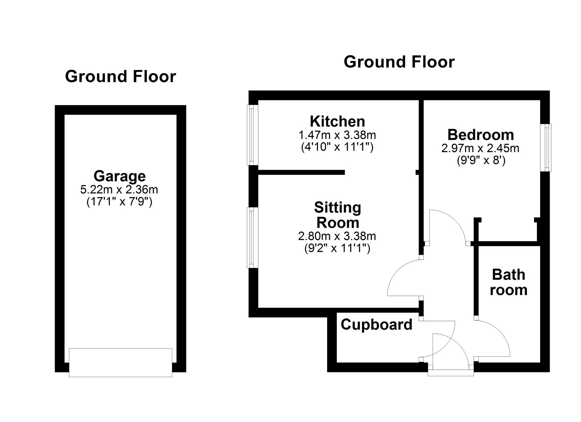 Floorplan of 1 bedroom  Flat for sale, Ottringham Close, Newcastle upon Tyne, Tyne and Wear, NE15