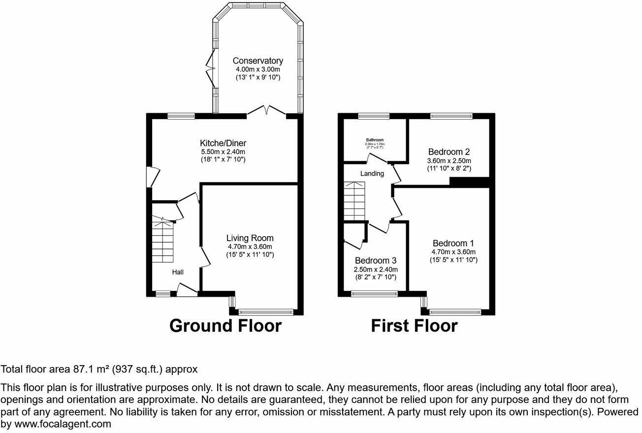 Floorplan of 3 bedroom Semi Detached House for sale, Hillside Avenue, Newcastle upon Tyne, Tyne and Wear, NE15