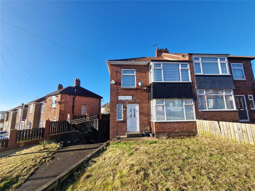 Main image of 3 bedroom Semi Detached House for sale, Hillside Avenue, Newcastle upon Tyne, Tyne and Wear, NE15