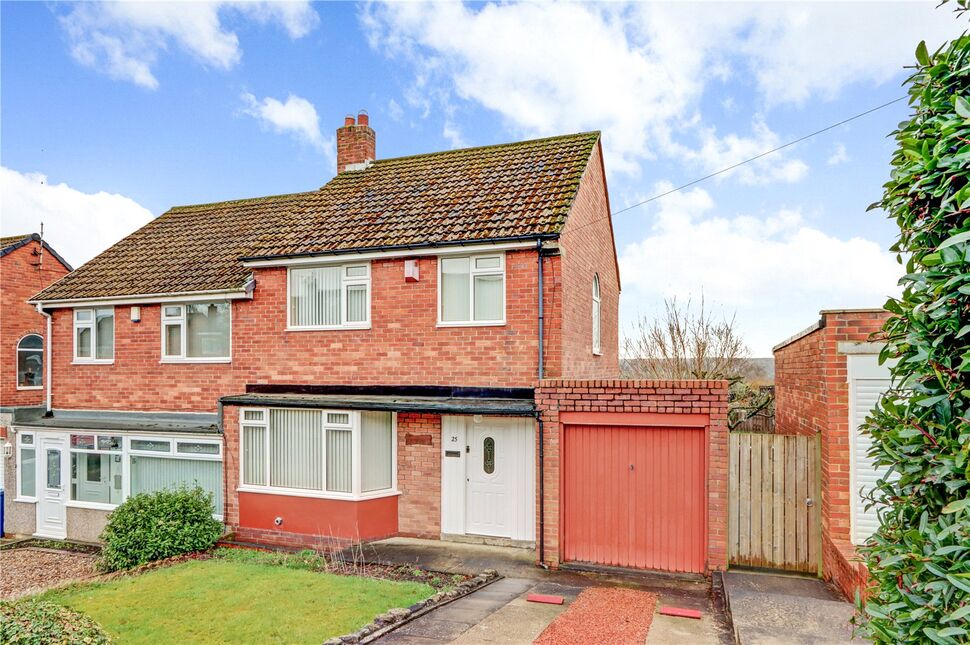 Main image of 3 bedroom Semi Detached House for sale, Coquet Grove, Newcastle upon Tyne, Tyne and Wear, NE15