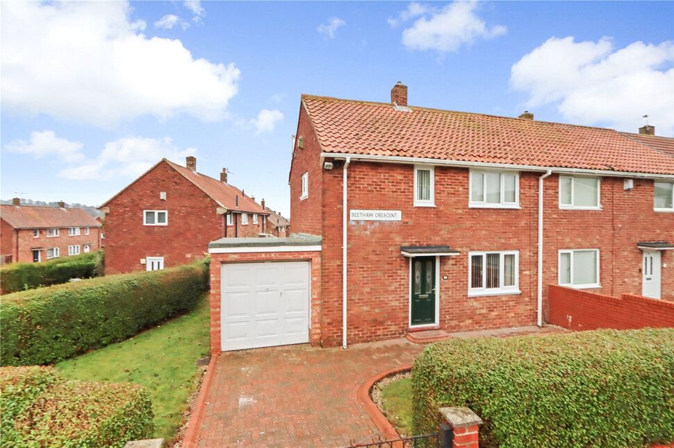 Main image of 2 bedroom End Terrace House for sale, Beetham Crescent, Newcastle upon Tyne, Tyne and Wear, NE5