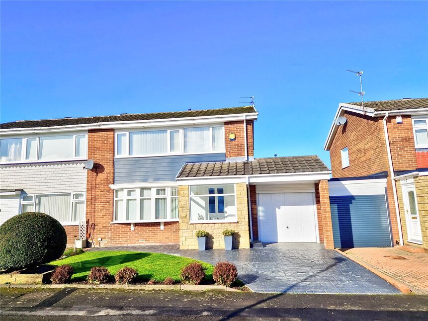 Main image of 3 bedroom Semi Detached House for sale, Gracefield Close, Newcastle upon Tyne, Tyne and Wear, NE5