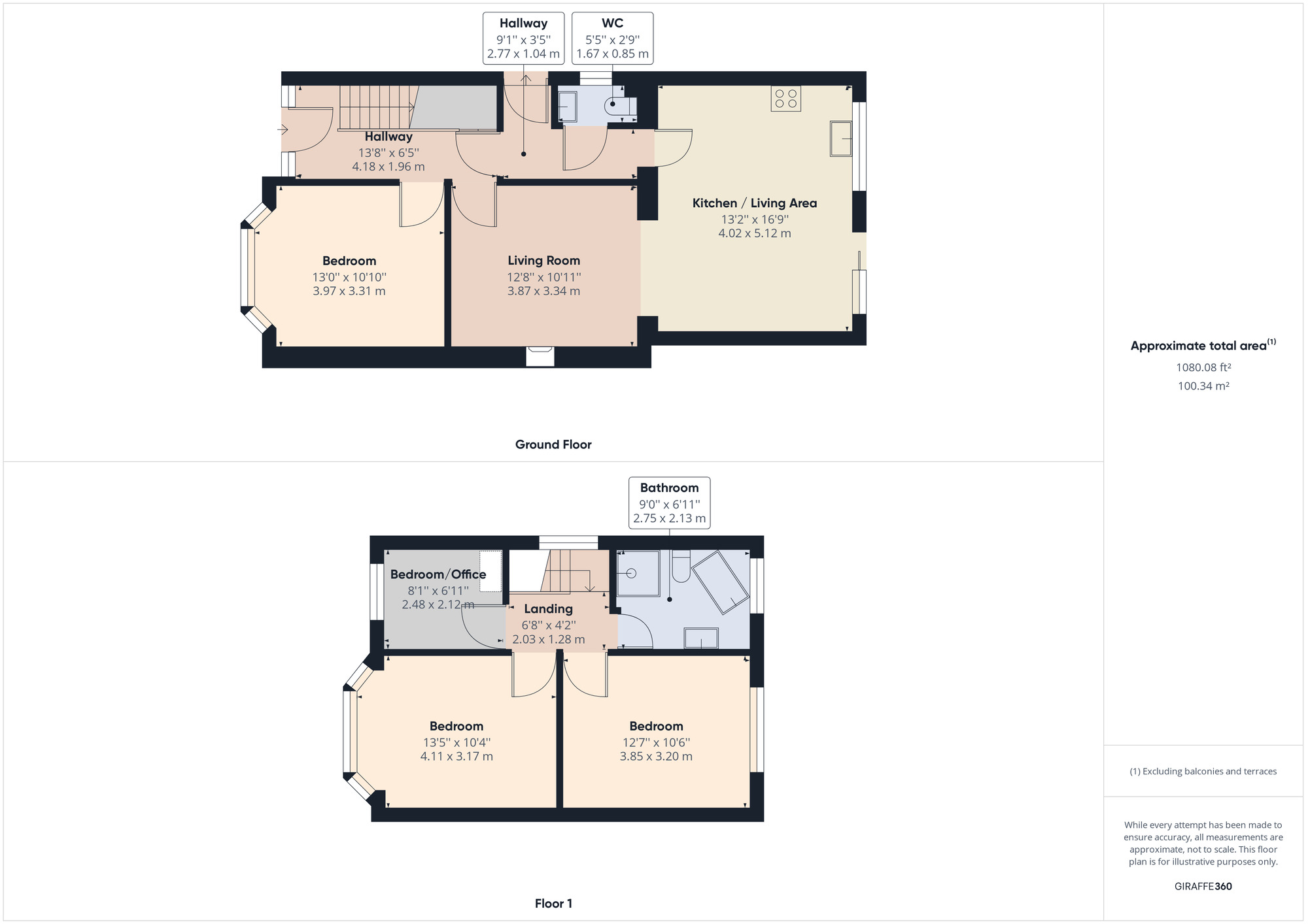 Floorplan of 3 bedroom Detached House to rent, Runswick Drive, Wollaton, Nottingham, NG8