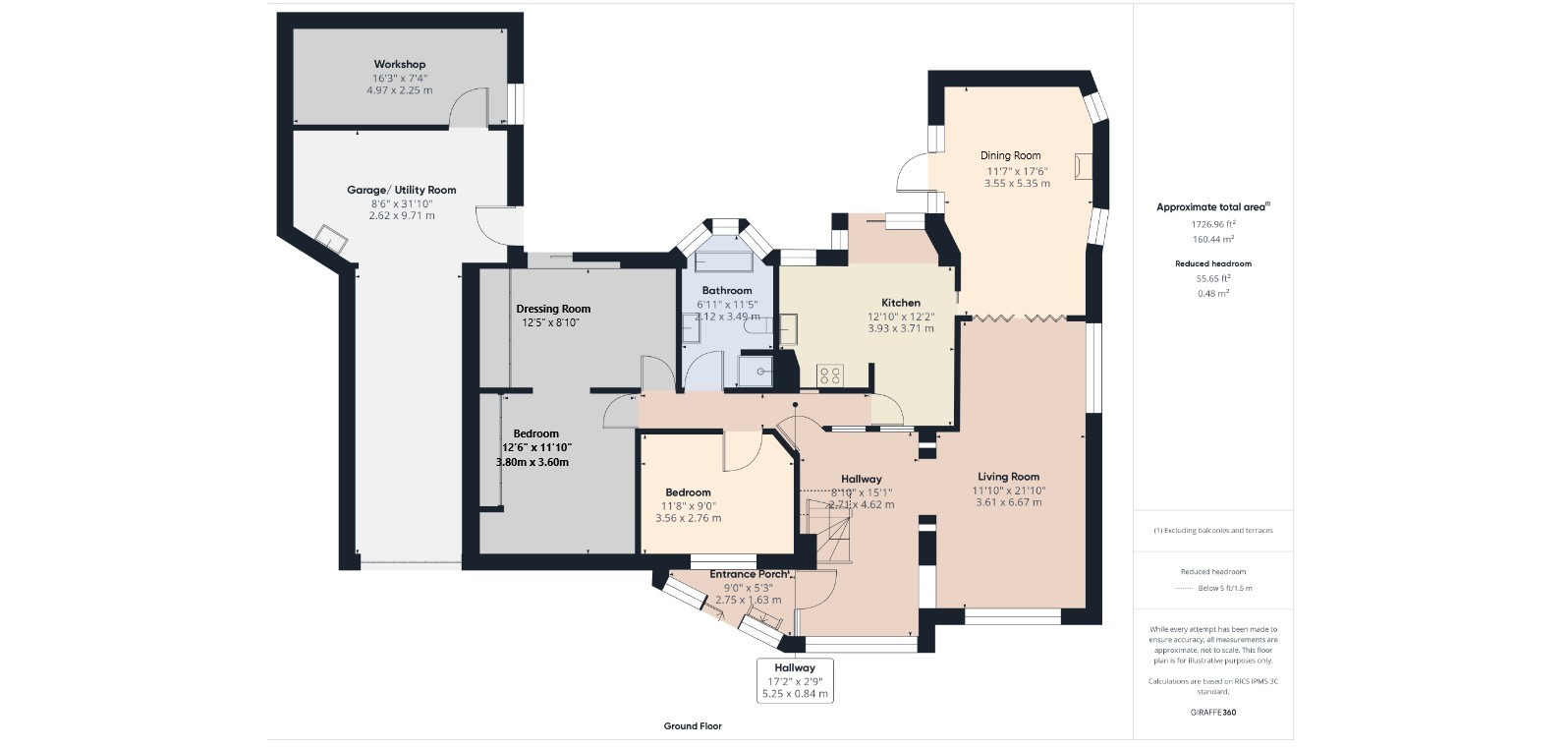 Floorplan of 4 bedroom Detached House for sale, Templeoak Drive, Wollaton, Nottinghamshire, NG8