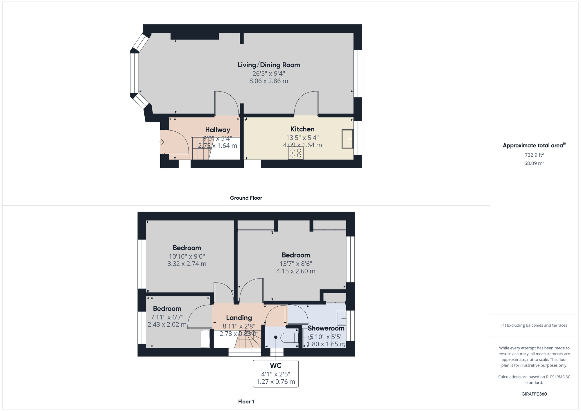 Floorplan of 3 bedroom Semi Detached House for sale, Beech Avenue, Beeston, Nottinghamshire, NG9