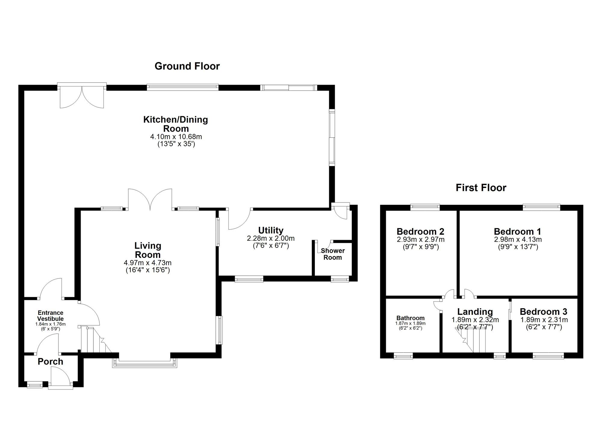 Floorplan of 3 bedroom Semi Detached House for sale, Kielder, Oxclose, Washington, Tyne and Wear, NE38