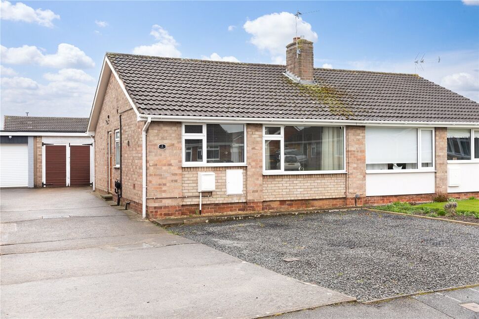 Main image of 2 bedroom Semi Detached Bungalow for sale, De Grey Place, Bishopthorpe, North Yorkshire, YO23