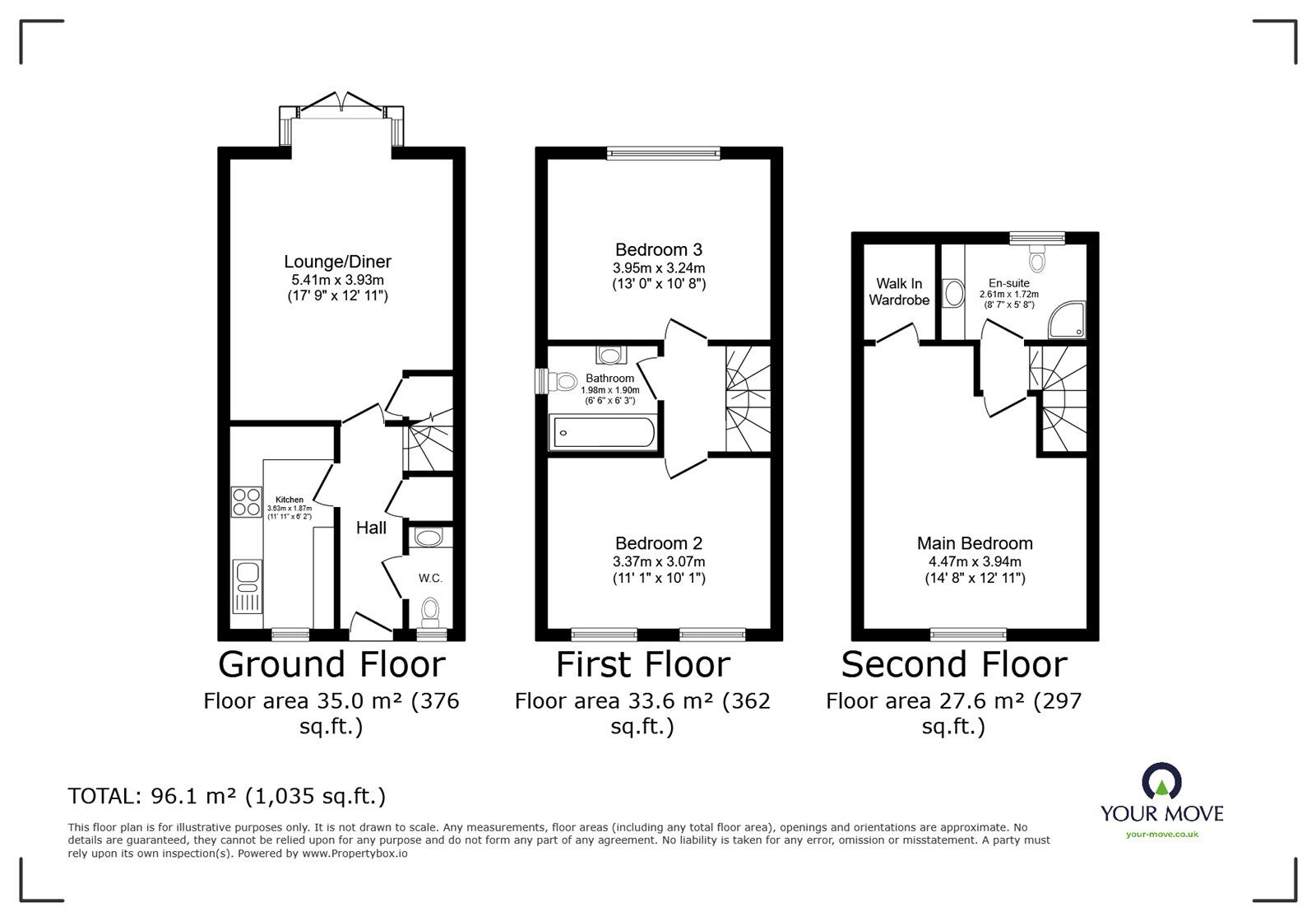 Floorplan of 3 bedroom Semi Detached House for sale, Greendale Drive, Radcliffe, Greater Manchester, M26