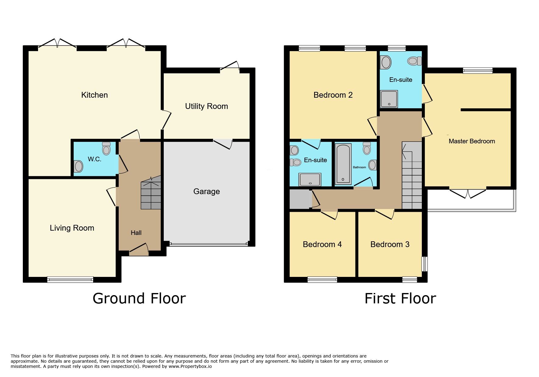 Floorplan of 4 bedroom Detached House for sale, Station Road, Rainham, Kent, ME8