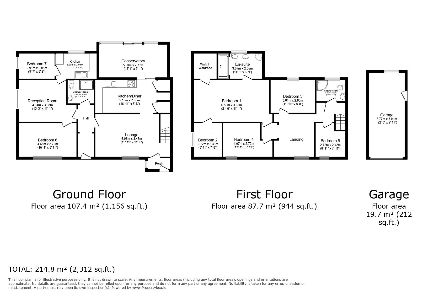 Floorplan of 7 bedroom Semi Detached House for sale, Trevale Road, Rochester, Kent, ME1