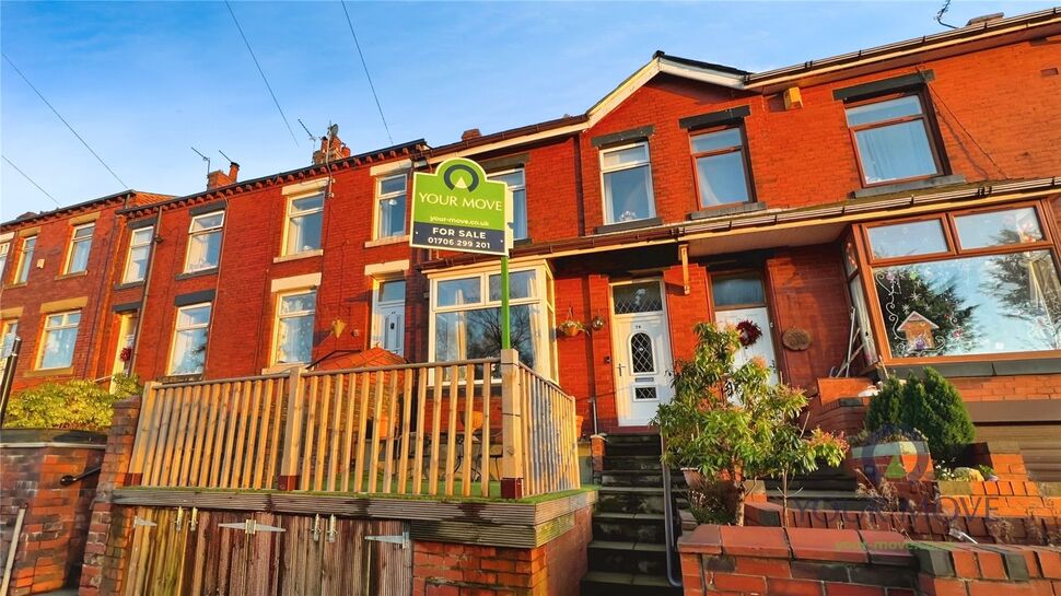 Main image of 3 bedroom Mid Terrace House for sale, Grains Road, Shaw, Greater Manchester, OL2