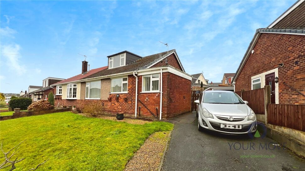 Main image of 3 bedroom Semi Detached Bungalow for sale, Helston Drive, Royton, Greater Manchester, OL2