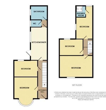 Floorplan of 4 bedroom Mid Terrace House for sale, Lodge Road, Southampton, Hampshire, SO14