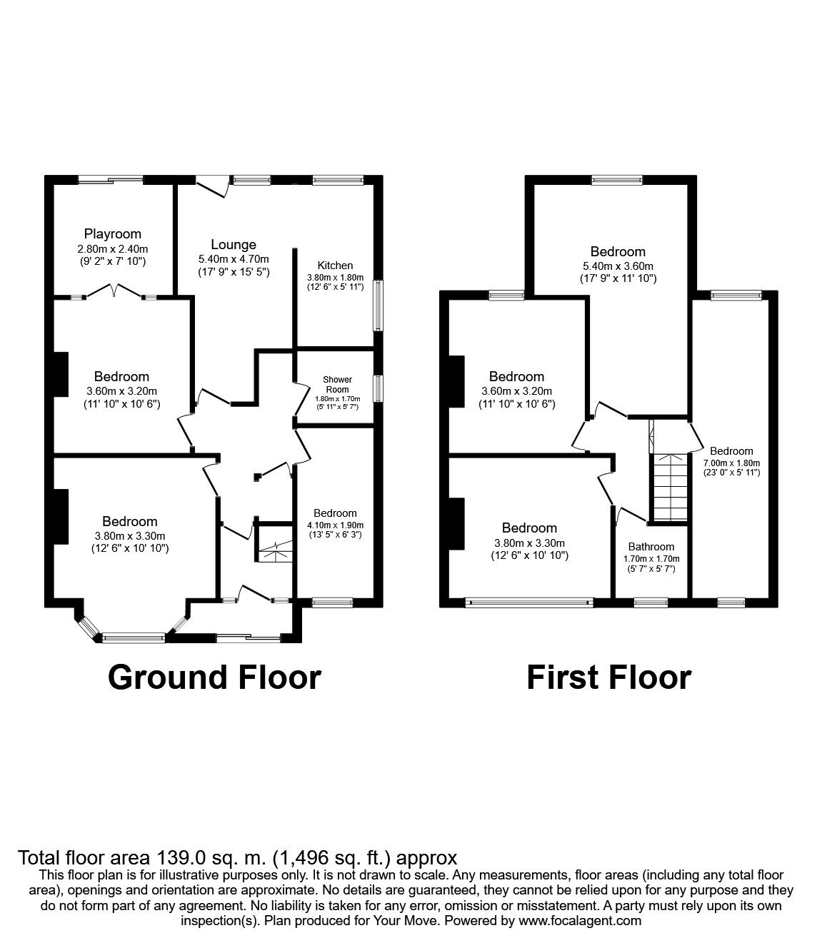 Floorplan of 7 bedroom Semi Detached House to rent, Blenheim Gardens, Southampton, Hampshire, SO17