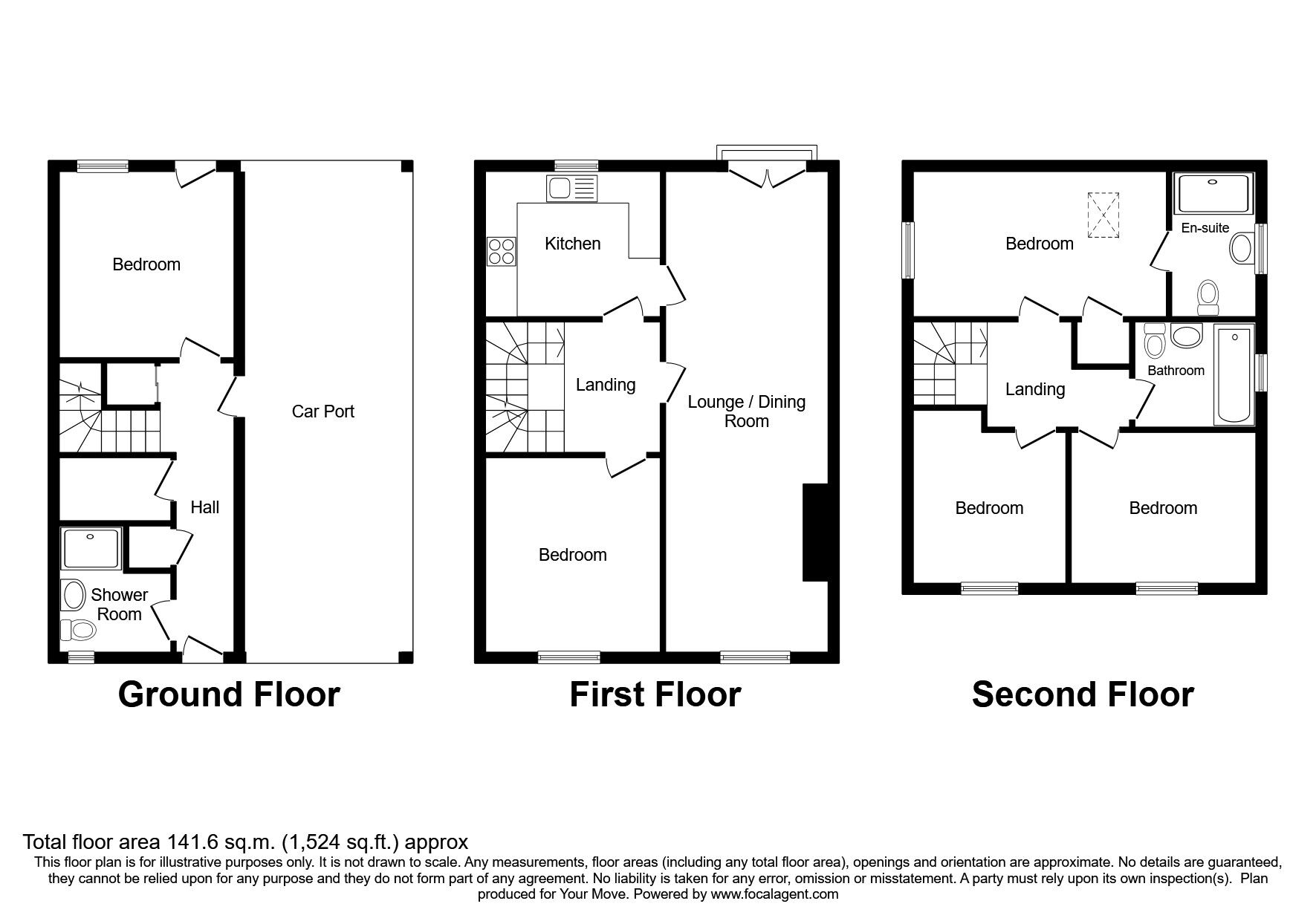 Floorplan of 5 bedroom Semi Detached House to rent, Methuen Street, Southampton, Hampshire, SO14